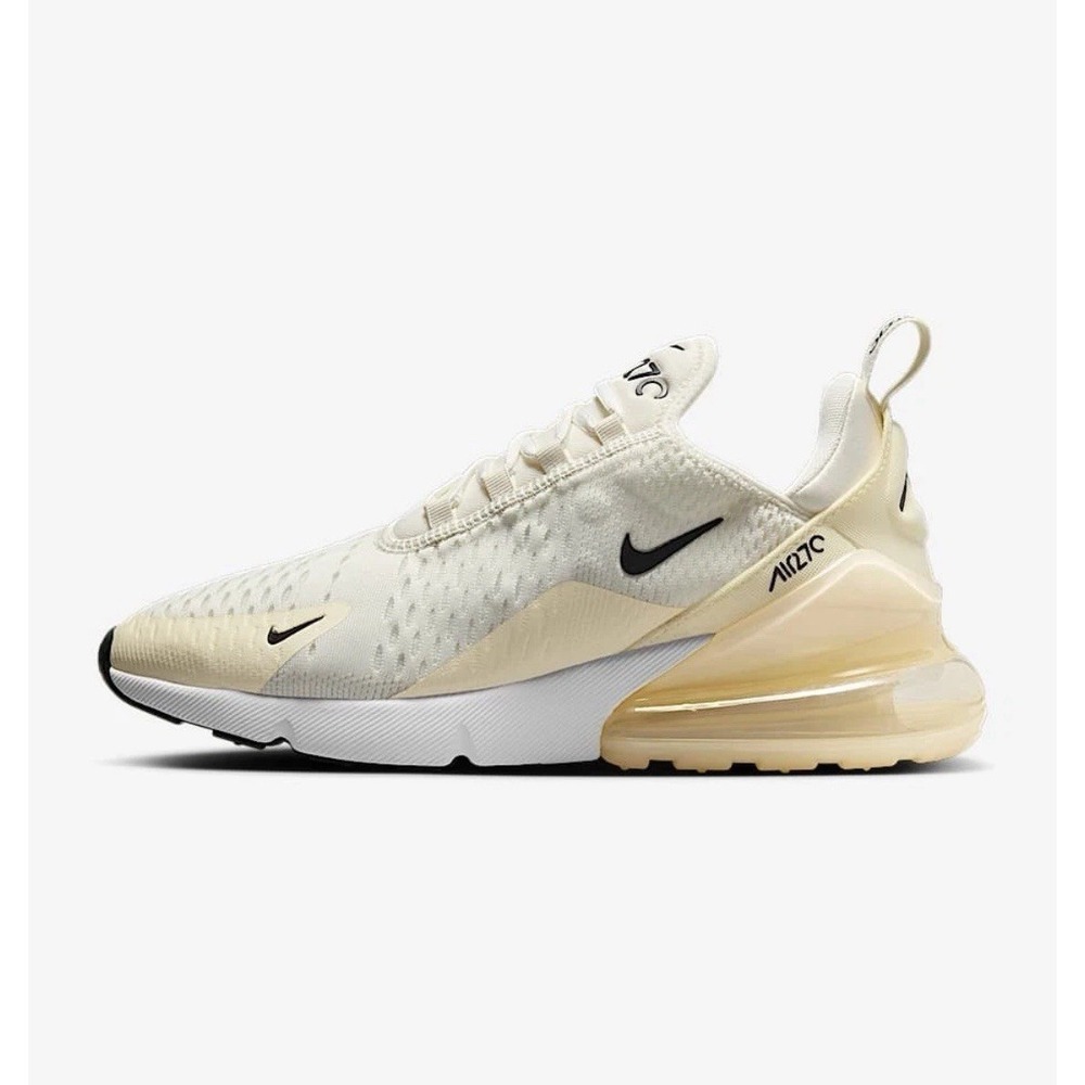 Nike Air Max 270 Sail Black Coconut Milk New AH6789-124 Womens 11.5 / Mens 10